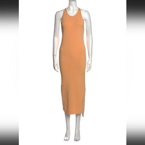 A.L.C.Scoop Neck Long Dress, Orange, sz L